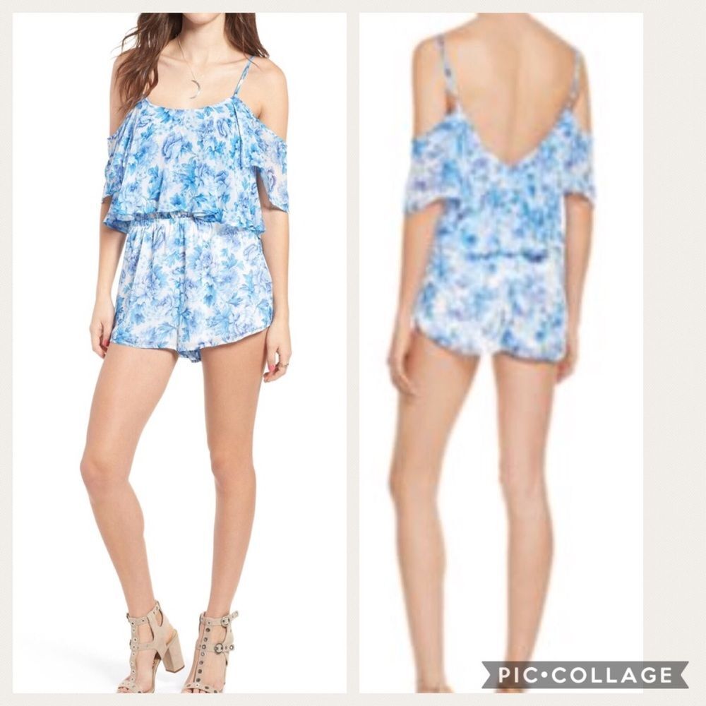 Show Me Your Mumu Ruffle  Romper Sz S